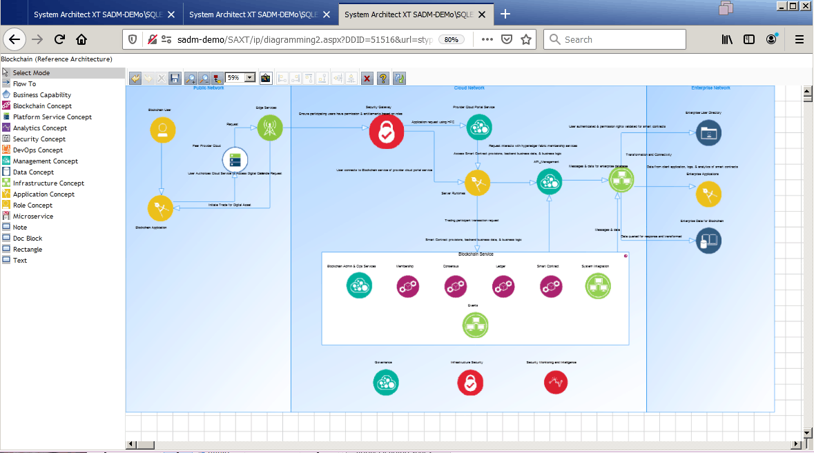 System Architect XT web client