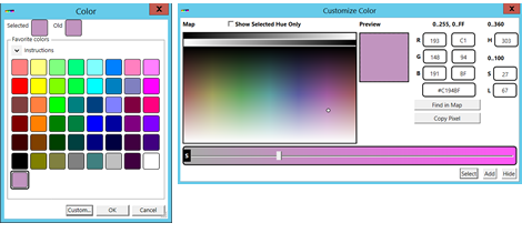 New Color Picker Technology in System Architect