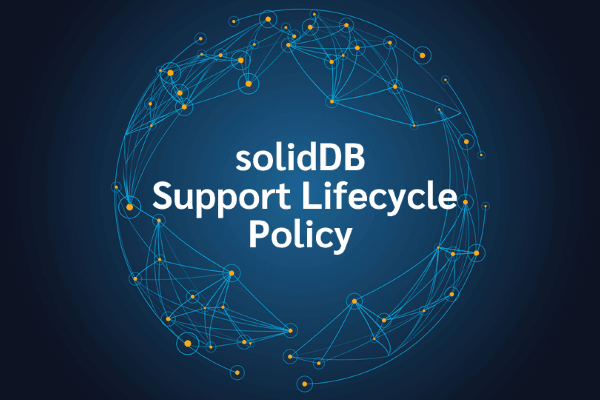 product name on an abstract blue and yellow background