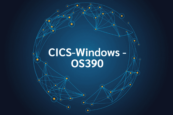 product name on an abstract blue and yellow background