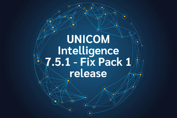 product name on an abstract blue and yellow background