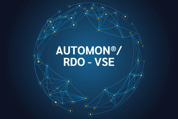 product name on an abstract blue and yellow background