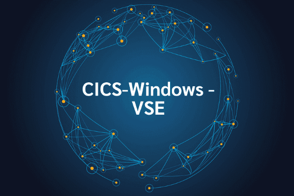 product name on an abstract blue and yellow background