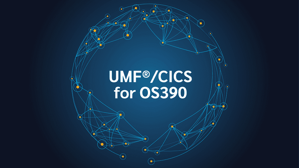 product name on an abstract blue and yellow background