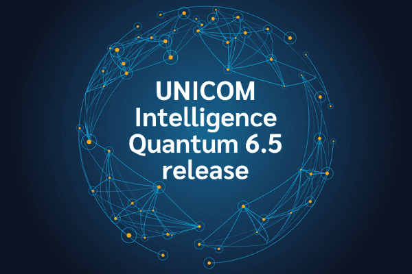 product name on an abstract blue and yellow background