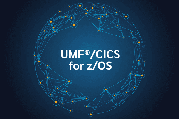 product name on an abstract blue and yellow background