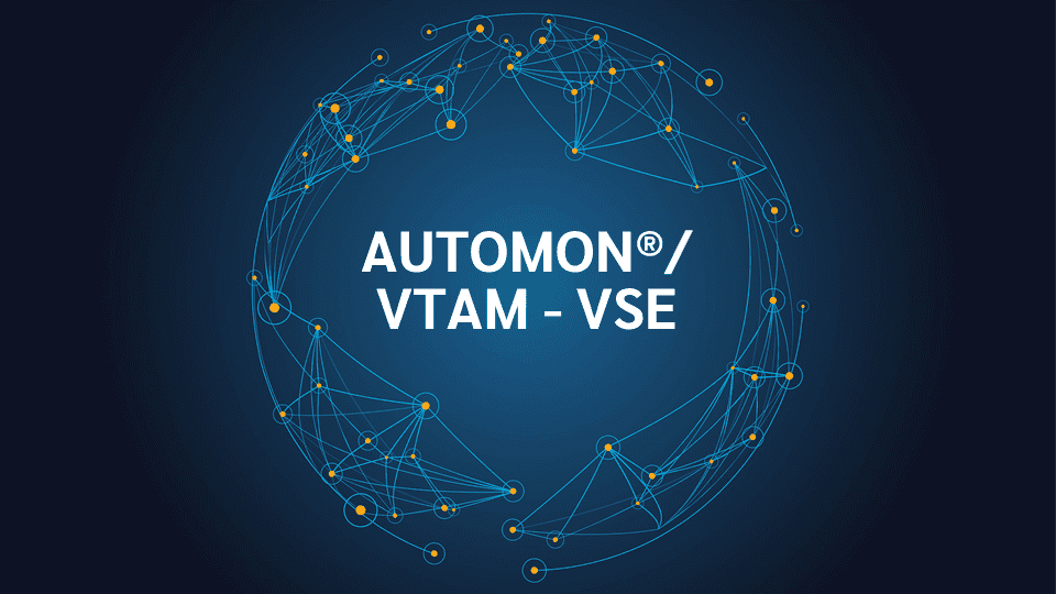 product name on an abstract blue and yellow background