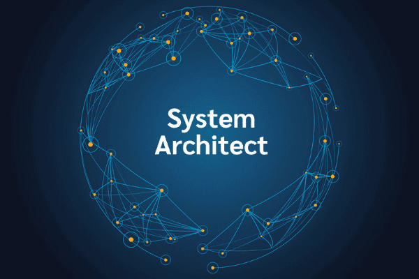 product name on an abstract blue and yellow background