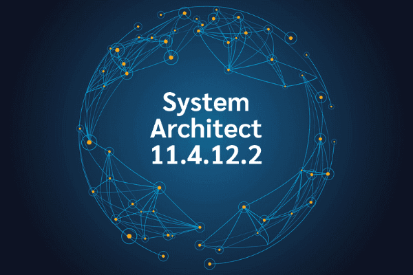 product name on an abstract blue and yellow background