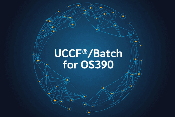 product name on an abstract blue and yellow background