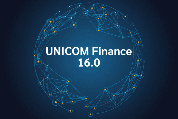 product name on an abstract blue and yellow background